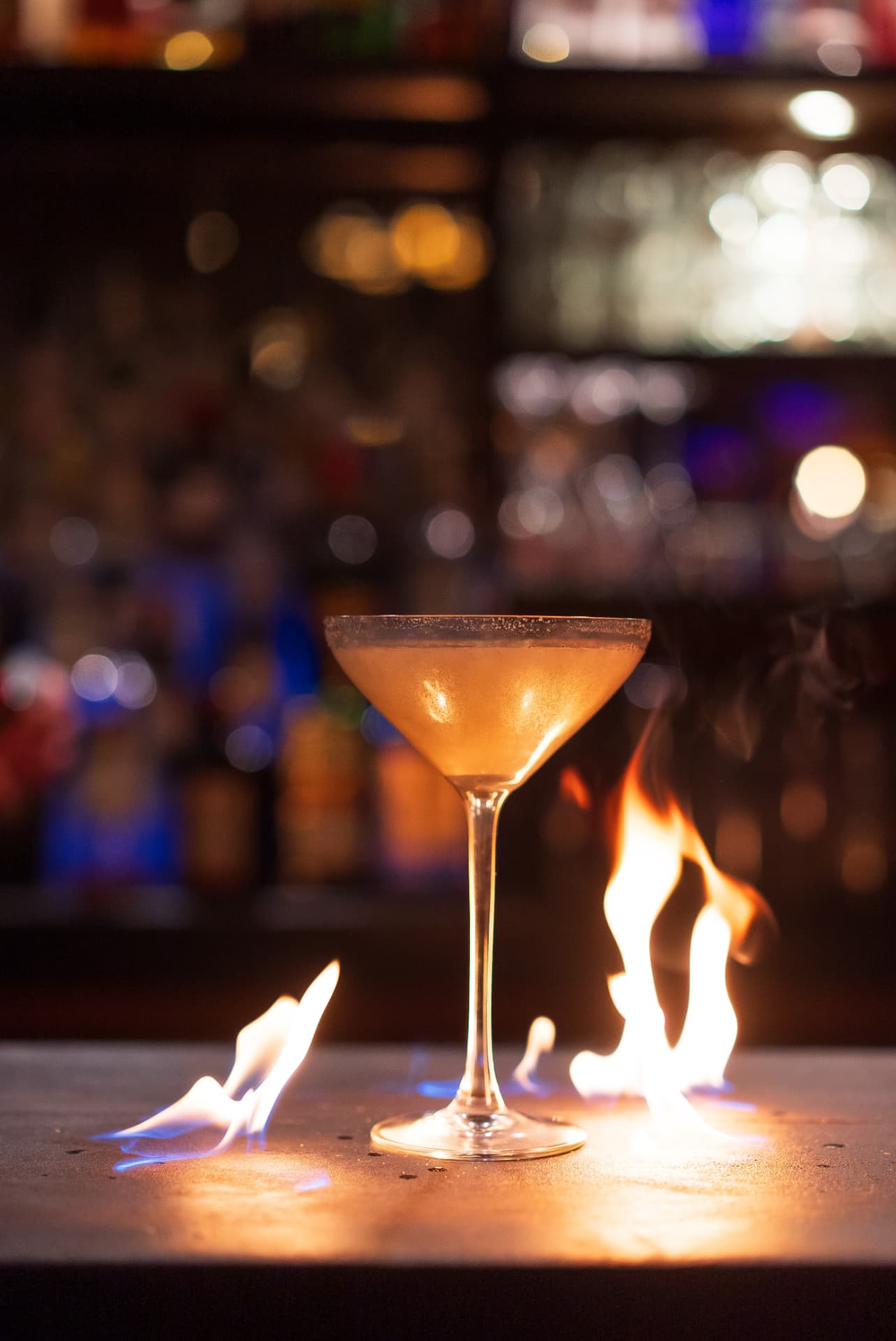 Les cocktails flambés