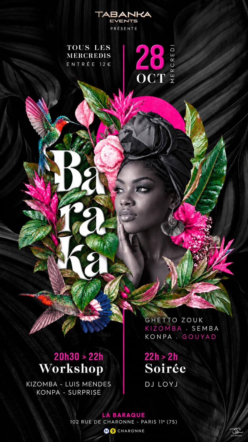 BAKARA PARTY : KIZOMBA, KONPA, ZOUK